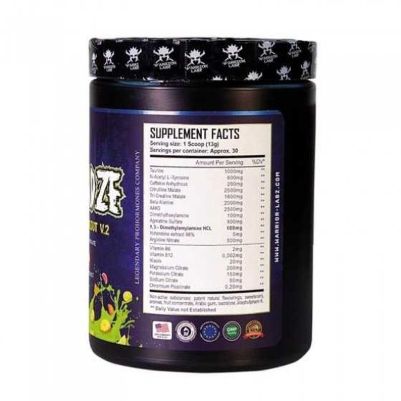 WARRIOR LABS KAMIKADZE EXTREME PUMP 400 g Warrior Labs