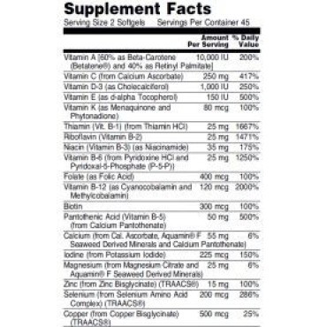 NOW Foods - Adam Multiple Vitamin Softgels 90 caps Now foods